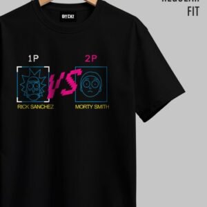 Rick and Morty PvP Black Regular T Shirt