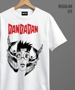 Dan Da Dan White Premium Regular T-Shirt