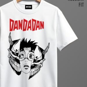 Dan Da Dan White Premium Regular T-Shirt